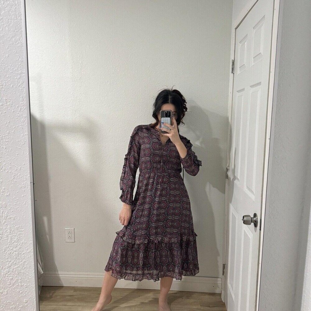 Women’s RESIDENT Los Angeles‎ Maxi Dress Size Small S Multicolor
